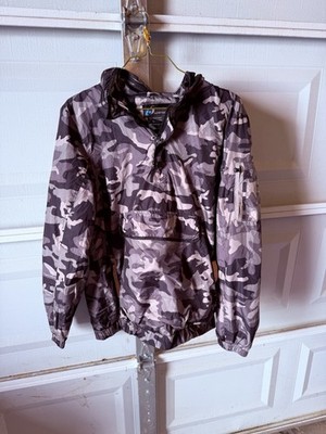 Brandit Summer Windbreaker Adjustable Breathable Mens Mesh Lining Woodland Camo