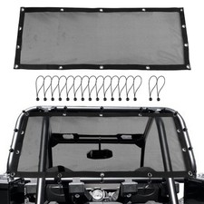 MARCHFA UTV Rear Window Net Soft Window Mesh Comaptible for RZR 570 800 1000 ...