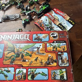 LEGO Ninjago 70593 The Green NRG Dragon Box & Manual - Partially Complete