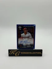 2024 Topps Chrome Kyren Paris Blue Ray Wave Refractor RC Auto #'d /150 INVEST SP