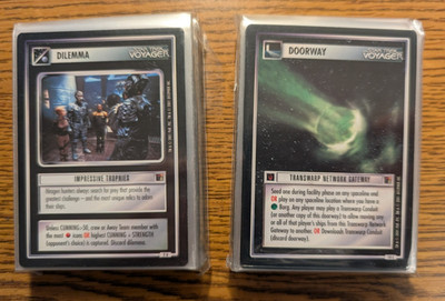 Star Trek CCG 1E The Borg common & uncommon card lot 82 cards