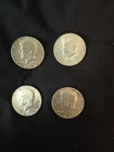 Lot of 4 Kennedy Half Dollar, 40% Silver