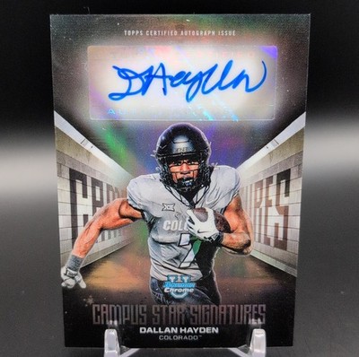 Topps 2025 Bowman Chrome Dallan Hayden Campus Star Signatures Auto CSS-DH Color 
