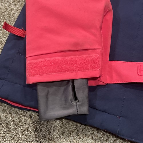 Orage Girls Ski Jacket size 10 /Medium; Bright Pink, raspberry & navy - Picture 4 of 5