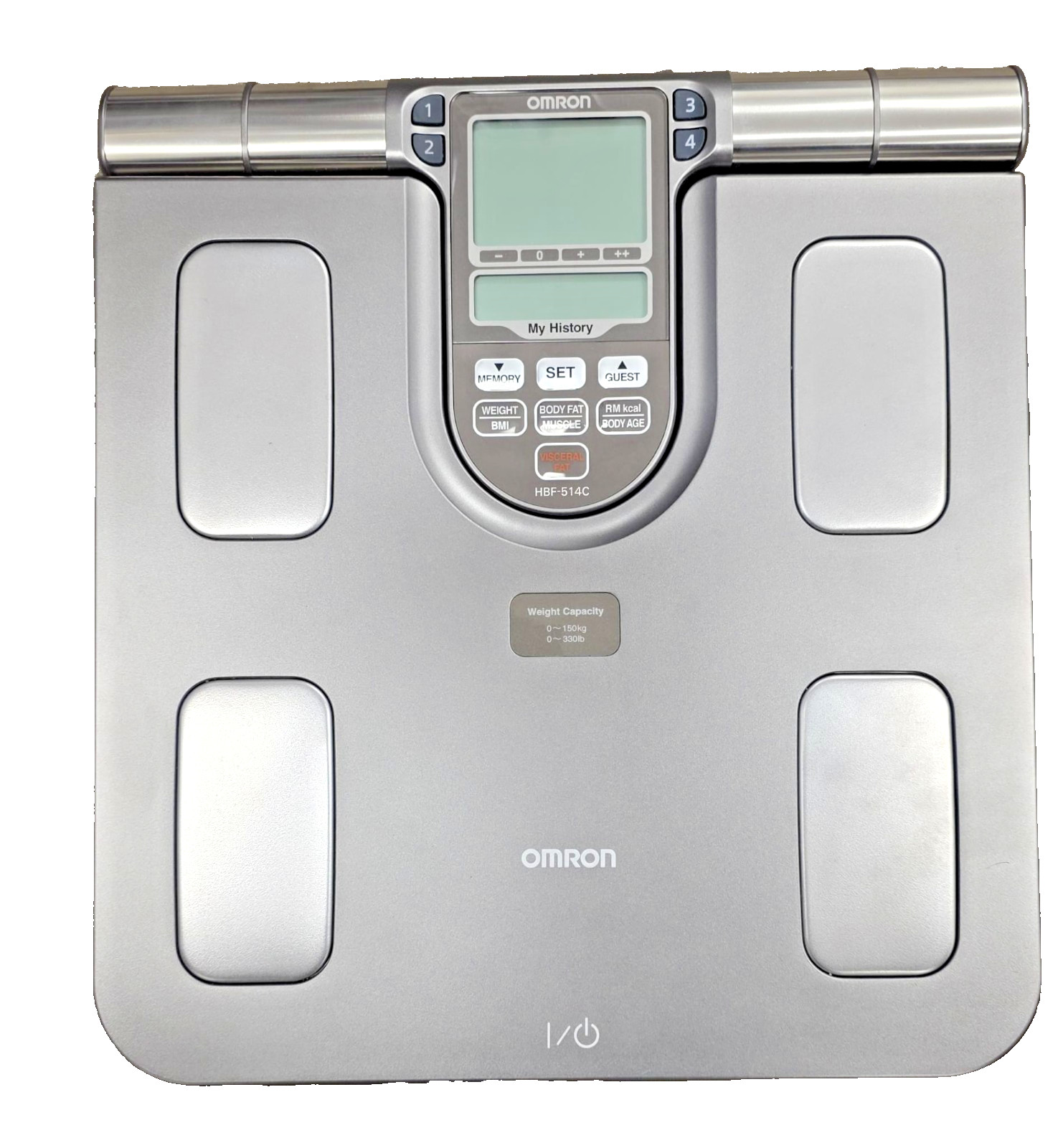 Omron HBF-514C Full Body Composition Monitor Scale 7 Fitness Indicators Open Box