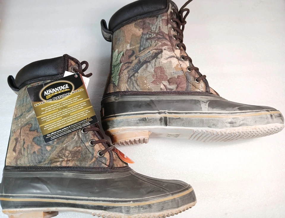 Game Winner Thermolite Hunting Boots Men’s Size 12 – Camo Insulated Steel Shank - Image 2 of 4