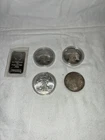 1 oz .999 Fine Silver Bar & Rounds Lot Buffalo Walking Liberty 2015 2001