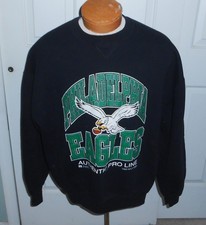 RUSSELL PRO LINE PHILADELPHIA EAGLES MENS VINTAGE SWEATSHIRT 1995 XL U.S.A.