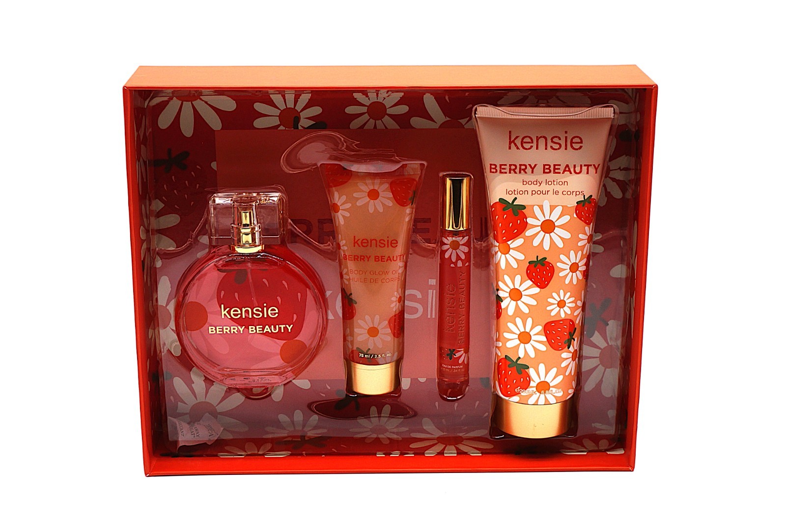 Kensie Berry Beauty Eau de Parfum 4-Piece Gift Set Women NEW