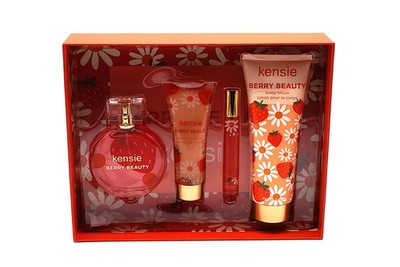 Kensie Berry Beauty Eau de Parfum 4-Piece Gift Set Women NEW