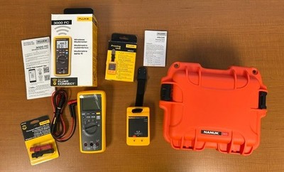NEW*** FLUKE 3000 FC WIRELESS DIGITAL MULTIMETER w/ FLUKE PRV240 PROVING UNIT