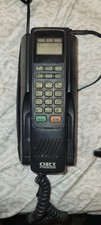Vintage OKI Telecom Mobile Brick Phone w/ Base, Charger, And Bag Untested