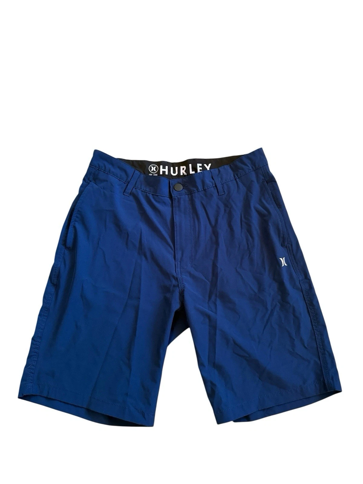 Hurley Quick Dry Shorts Mesh Pockets Men's Size 32 Navy Color New With Tags