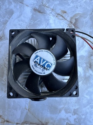 Desktop AVC 3-Pin Fan & Heatsink CPU AMD Socket AM2 w Bottom Bracket E:7415NC