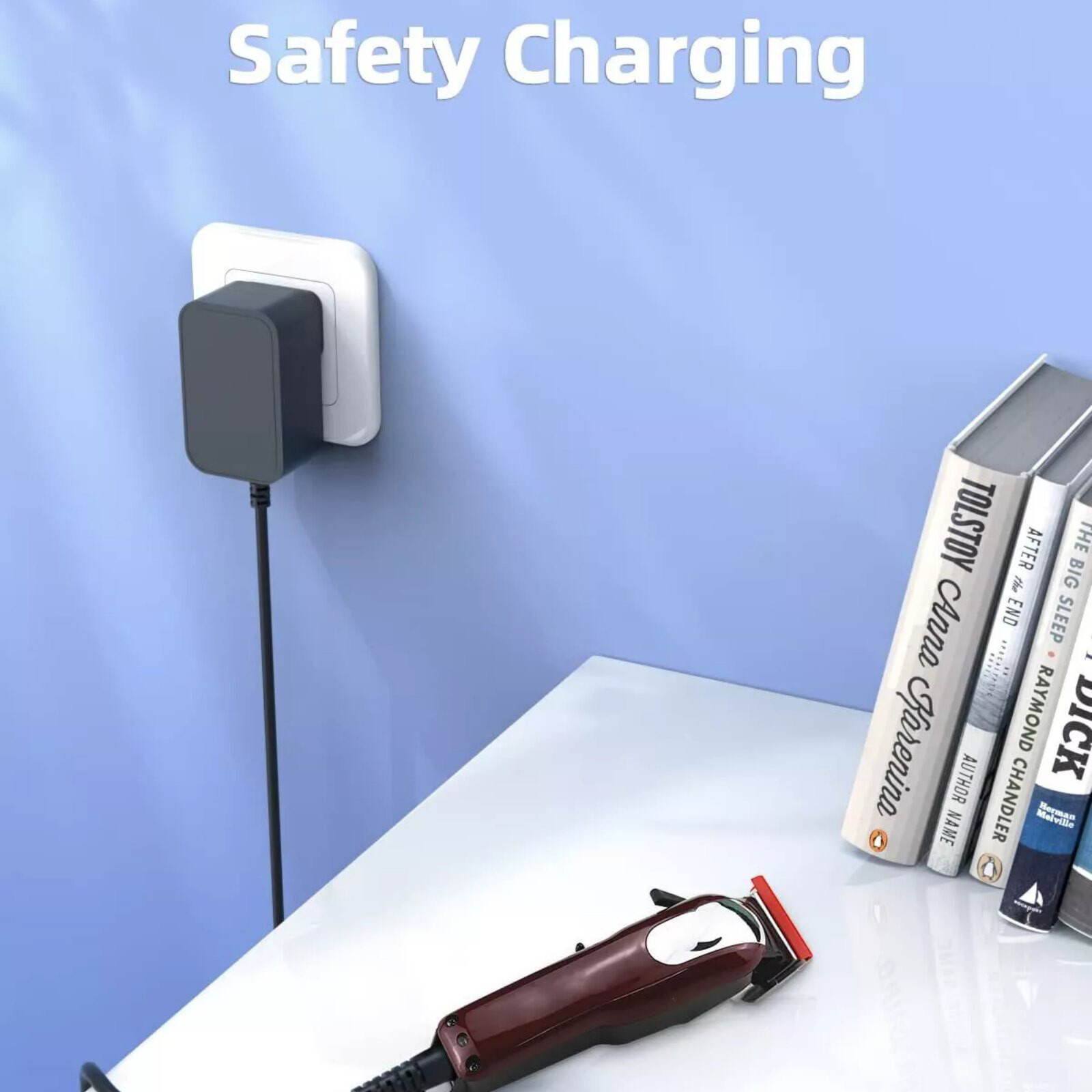 Replacement Charger Cord For Wahl Cordless Magic Clip 8148/8504/2245/8591/1919