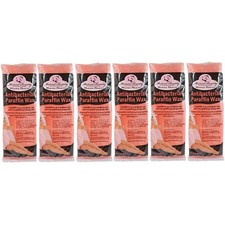 Mutual Beauty Mastex Health Paraffin Wax 1lbs x 6 Packs / 6 lbs Peach-Orange