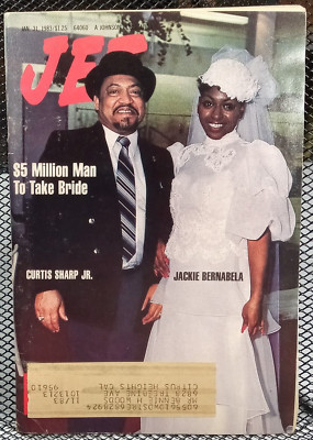 Curtis Sharp Millionaire Young Bride Black Interest Vtg Jet Magazine Jan 31 1983