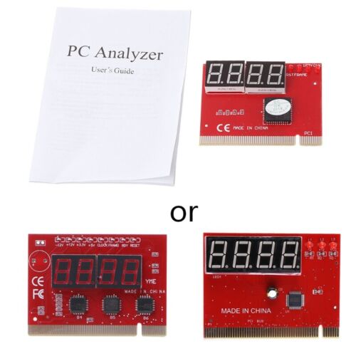 New Computer PCI POST Card Motherboard LED 4-Digit Diagnostic Test PC Analyzer - Afbeelding 1 van 8