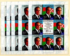 ASERBAIDSCHAN - 2008 - Heyder Eliyev - Fünf Kleinbogen mit 8 Marken - postfrisch