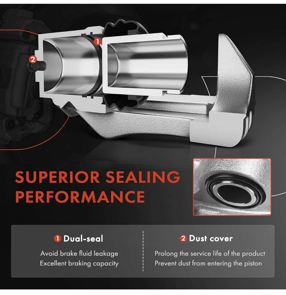 Pinza de freno de disco con soporte delantero derecho para BMW 228i 2014-2016 320i 330i 428i Foto 4 de 4