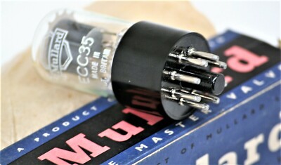 Tube ECC35 MULLARD NOS NIB TUBE 6SL7 GT BRITISH tube préamplificateur