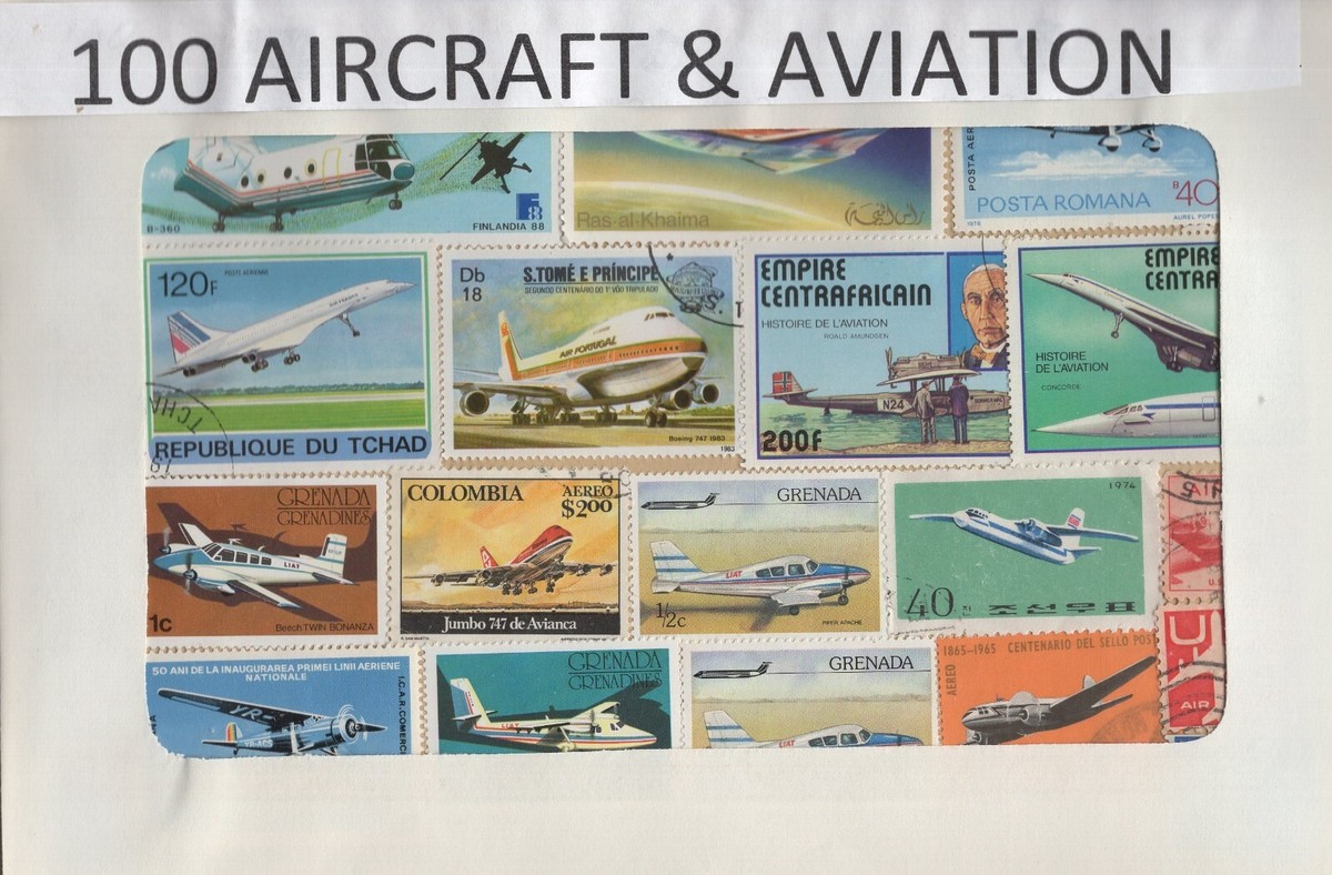 A Nice Selection Of 100 All Different Aircraft #02  TOP16