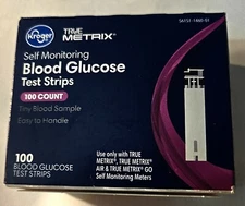 TRUE METRIX BLOOD GLUCOSE-SELF MONITORING-TEST STRIPS-TINY BLOOD SAMPLE-100/BOX