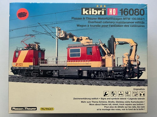 KIBRI 16080 PLASSER & THEURER MTW 100.083/1 Catenary Maintenance - Ref. A011