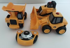 Lot-3 Toy State Caterpillar CAT Yellow Dumptruck Front End Loader Does NOT Work 
