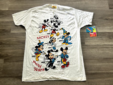 NWT 80'S 1988 Vintage Mickey Mouse Pajama Party Shirt ONE SIZE Long USA Made