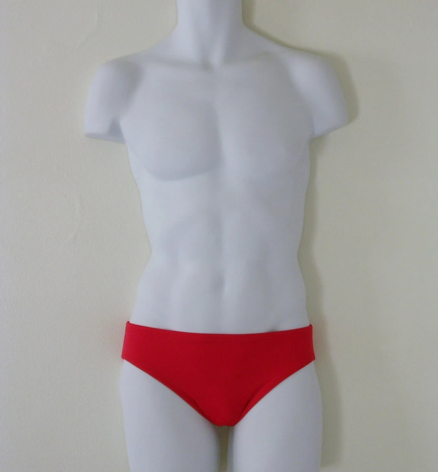 Мужские заниженной короткий купальник красный, синий, оранжевый, бирюзовый, зеленый, желтый, фиолетовый, фуксия - Изображение 3 из 4