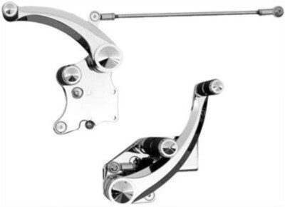 2000 up FLST Chrome Accutronix Forward Controls w/ Master Cyl Diamond FC106-SIC