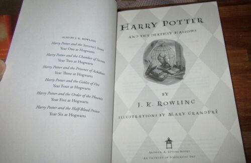 Harry Potter and the Deathly Hallows ~ J K ROWLING. 1st HbDj 2007 HERE in MELB - Foto 9 di 17