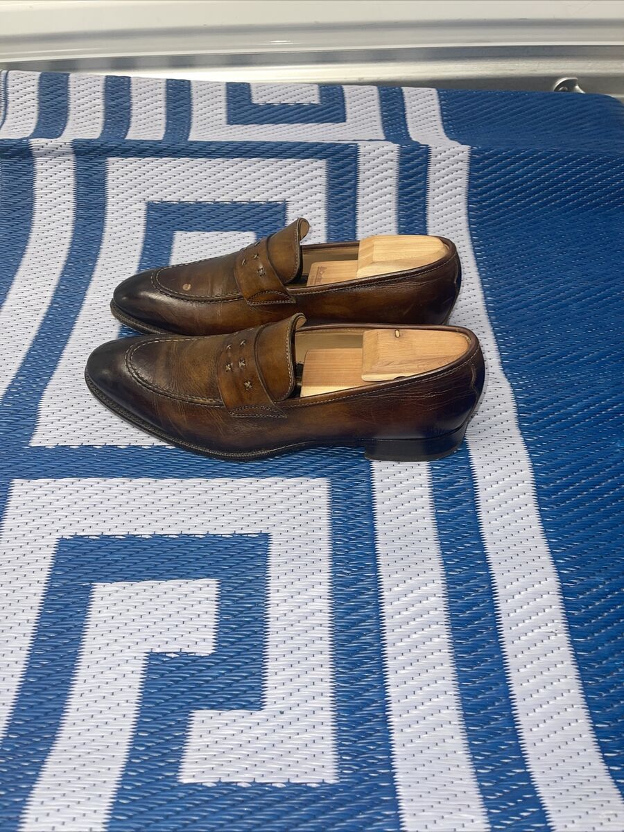 DI BIANCO SCARPE Brown Men's Size 9.5 Made IN Italy | eBay