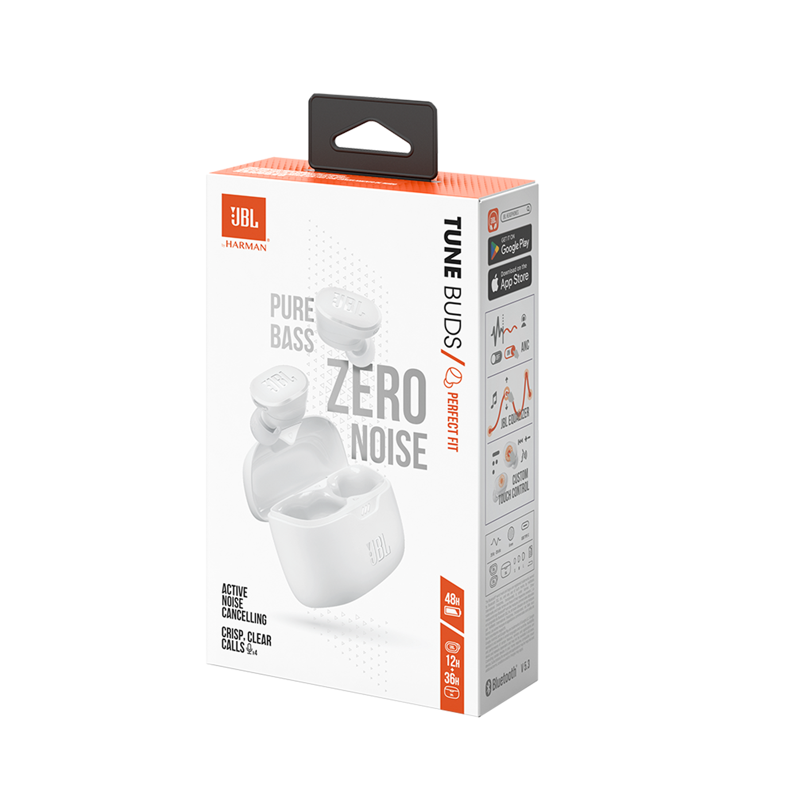 OEM JBL Tune Buds True Wireless Bluetooth Noise-Cancelling Earbuds in White