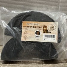 12pcs Carbon Filters for Litter-Robot 4 Cat Litter Box Filters Replacement