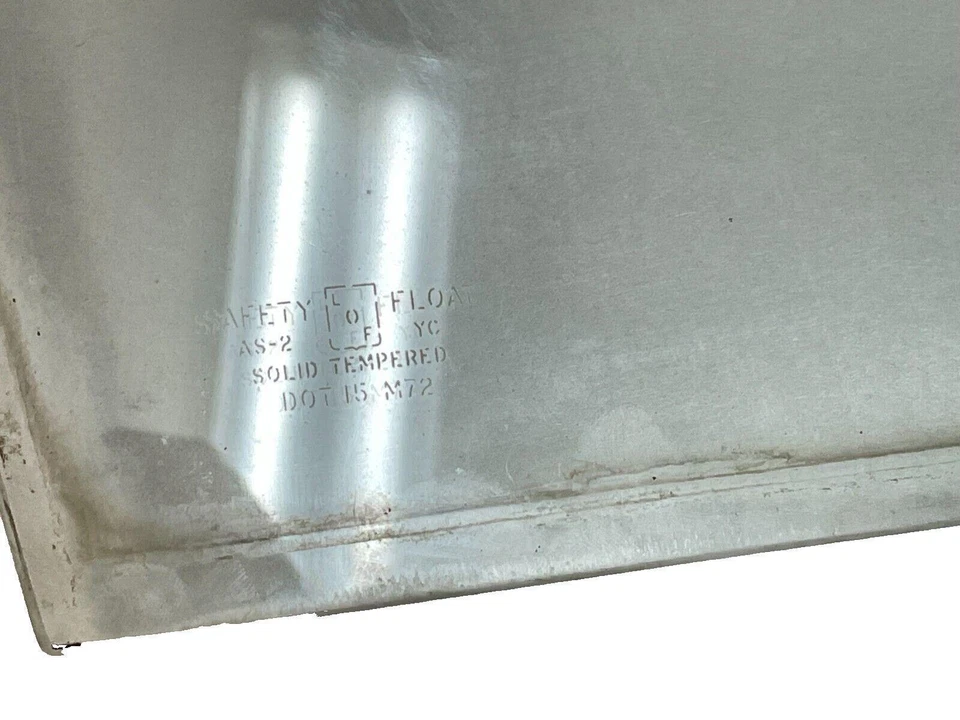 Jeep CJ7 Ventana Ventilación Puerta Dura Vidrio Lado del Conductor Ajuste 76-81 SIN APERTURA Ala Izquierda Foto 3 de 3