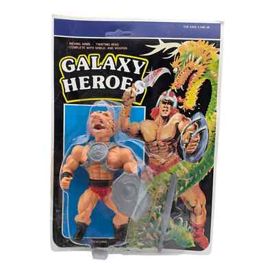 Galaxy Heroes Tiger Man MOC sealed Masters of the Universe Motu Bootleg