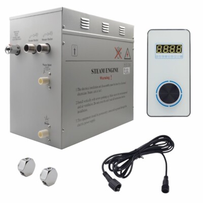 12 kwt Superior Encore Steam Generator Kit W/White Vertical Digital Keypad