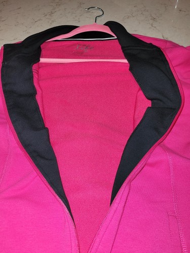 Made For Life RASPBERRY PINK Full Zip Jacket French Terry MEDIUM - Picture 19 of 22