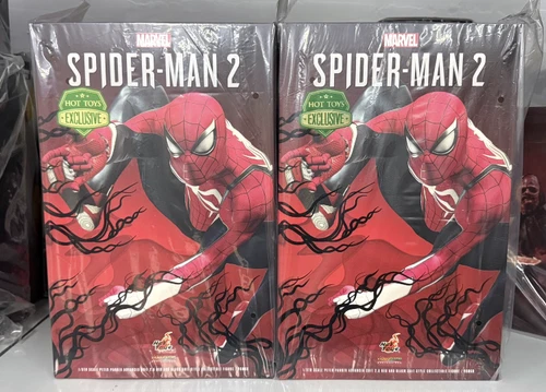 Ready! Hot Toys VGM66 Spider-Man 2 Peter Parker Advanced Suit 2.0 Red&Black Suit - Picture 16 of 17
