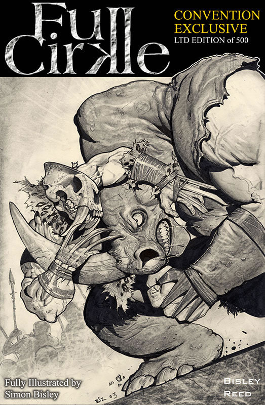 FULL CIRKLE #1 (Convention Exclusive) Simon Bisley Painted Art