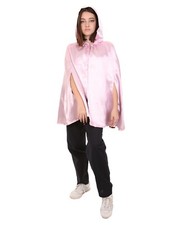 Adult Women's Reversible Hooded Short Cape Pink Costume HC-855