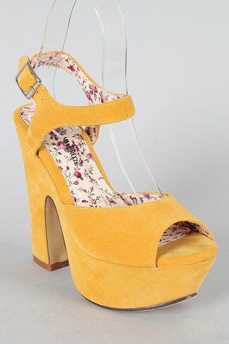 New Women High Heel Ankle Strap Sandals Platform Pink Blue 5 6 7 7.5 8 8.5 9 10 - Picture 6 of 17
