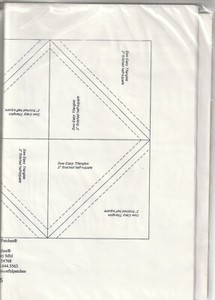 SEW EASY TRIANGLES BY PIECEFUL PATCHES
