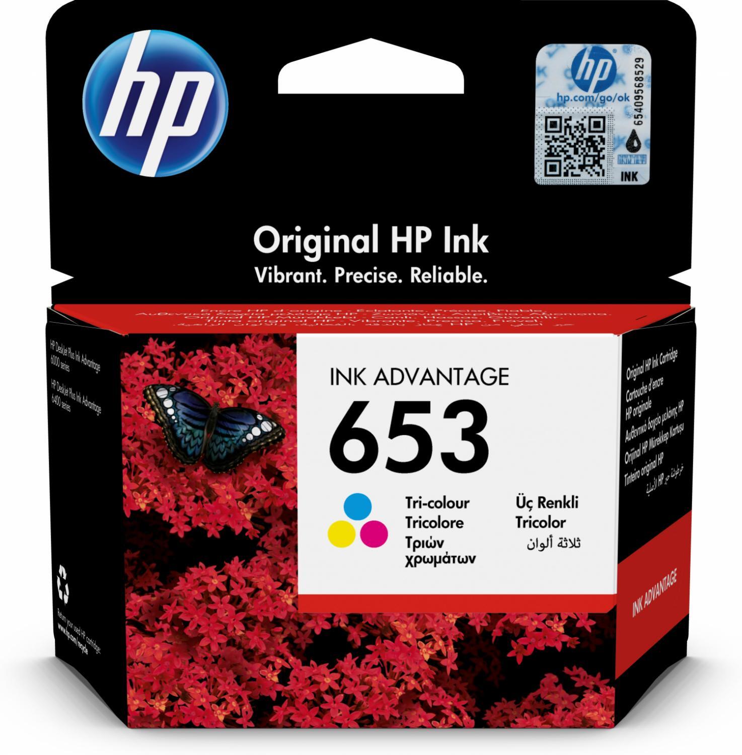 Cartuccia Inkjet Originale tricromia Advantage 653 3YM74AE Hp 3YM74AE#BHL