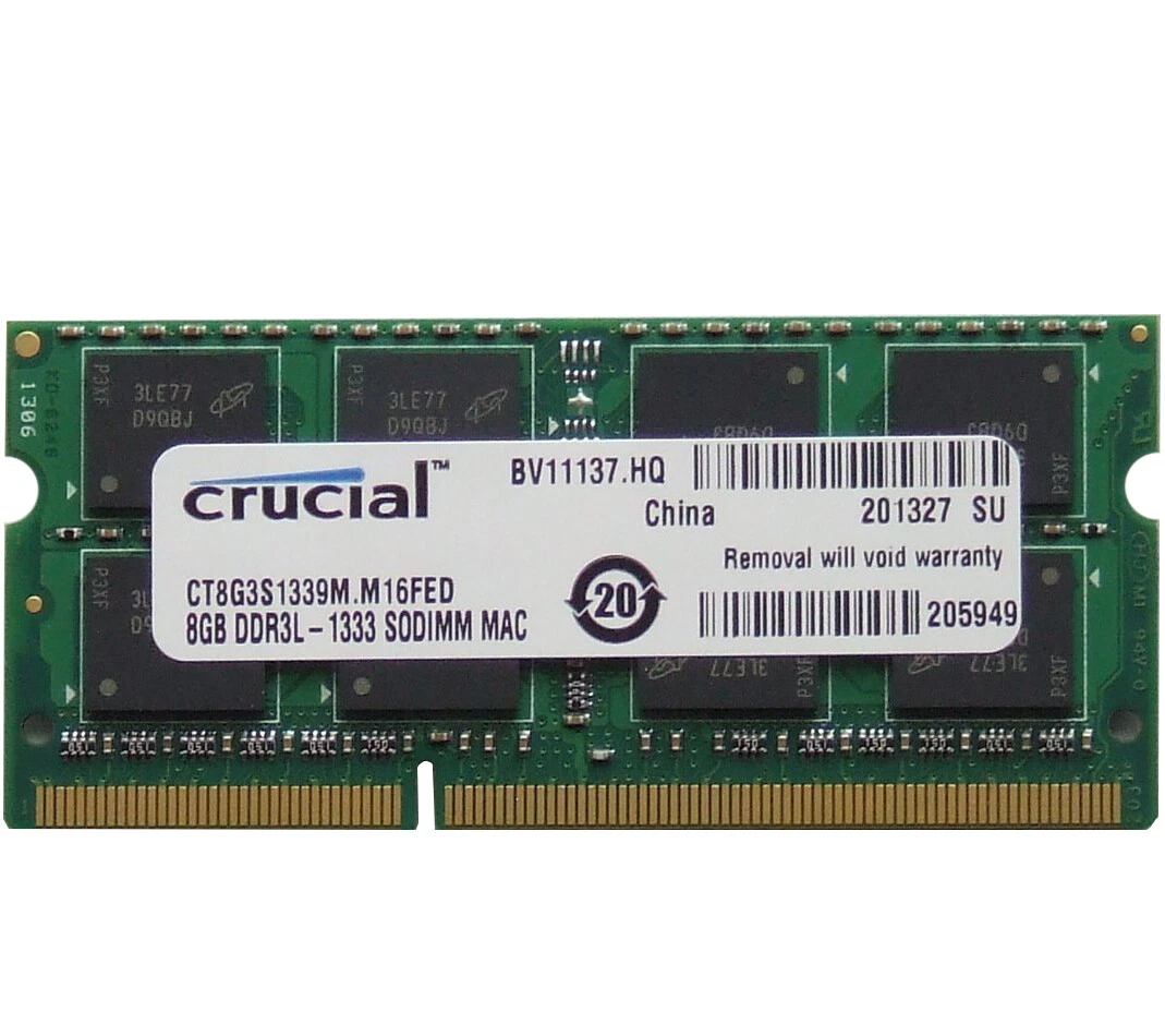 Ddr 15g. Crucial 8gb ddr3.