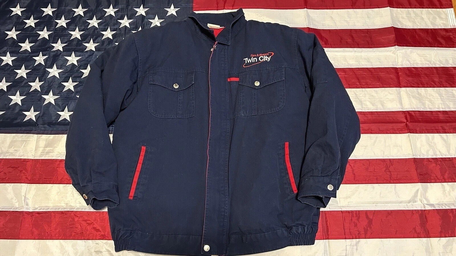 CANVAS JACKET WITH REMOVABLE THERMAL LINNER SIZE M.