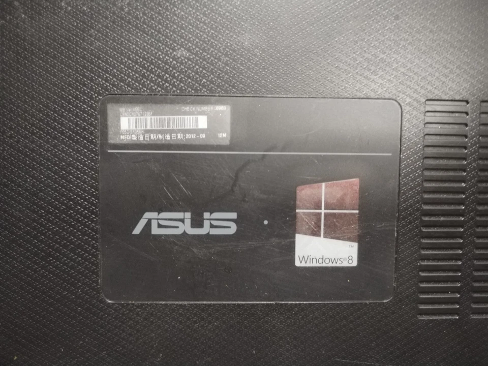 Asus X55C,Intel i3 2,20 GHZ,500 Gigas HDD,4 Gig Ram,15,6",Hdmi,Wifi,Webcam. - Imagen 4 de 4
