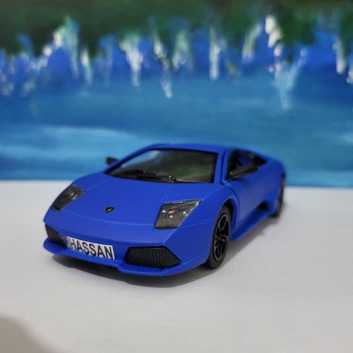 PERSONALISED ANY NAME MODEL TOY CAR LAMBORGHINI VALENTINE GIFT HIM HER BOY GIRL - Picture 33 of 42